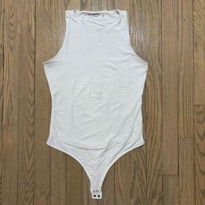 Abercrombie & Fitch Soft Seamless White Bodysuit